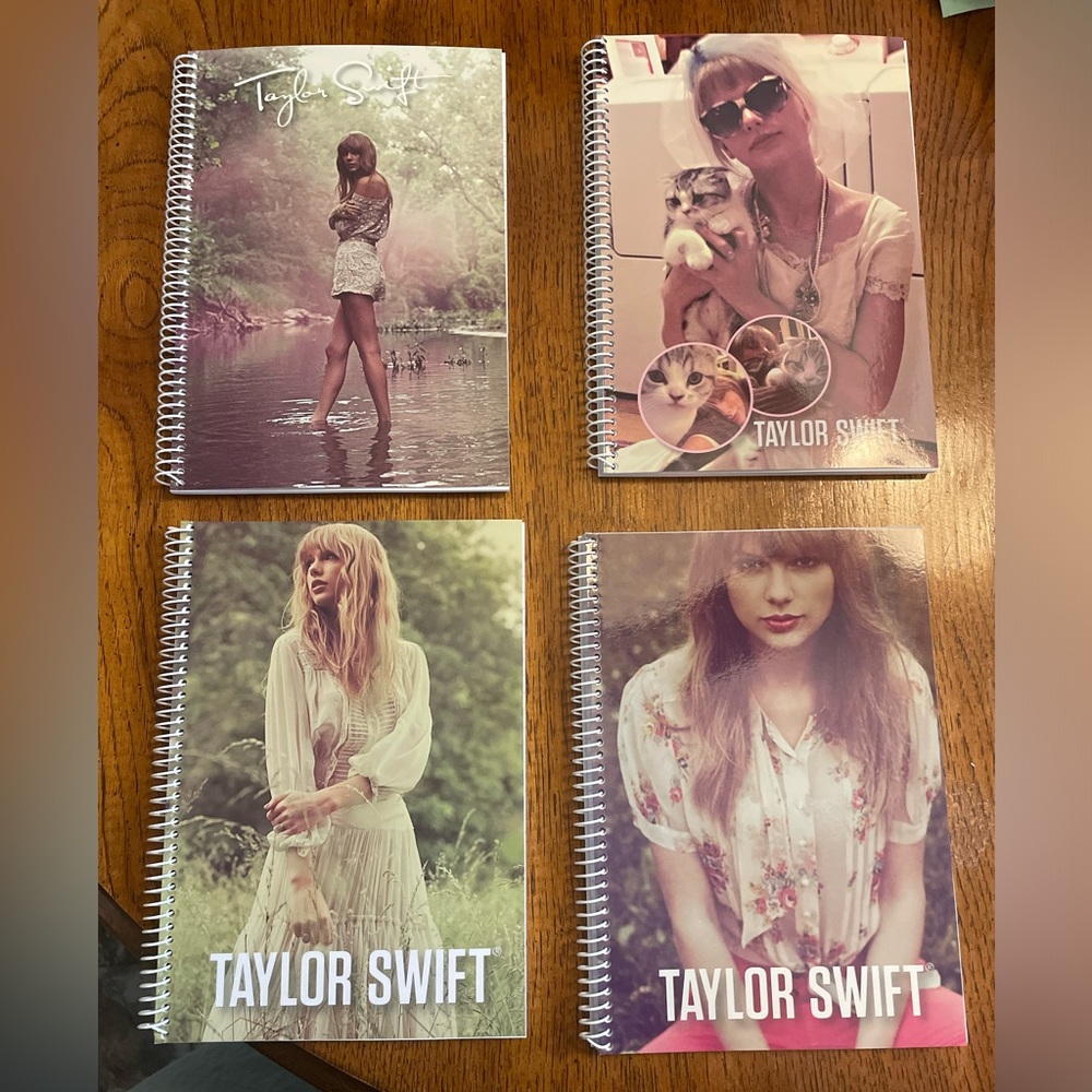 Taylor Swift RED notebooks